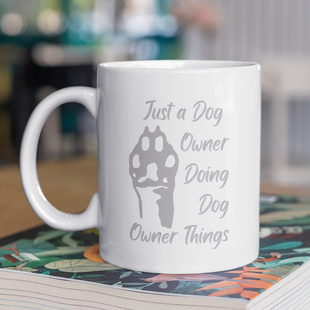 Paw Print Coffee Mug Dog Lover Mug Dog Owner Gift