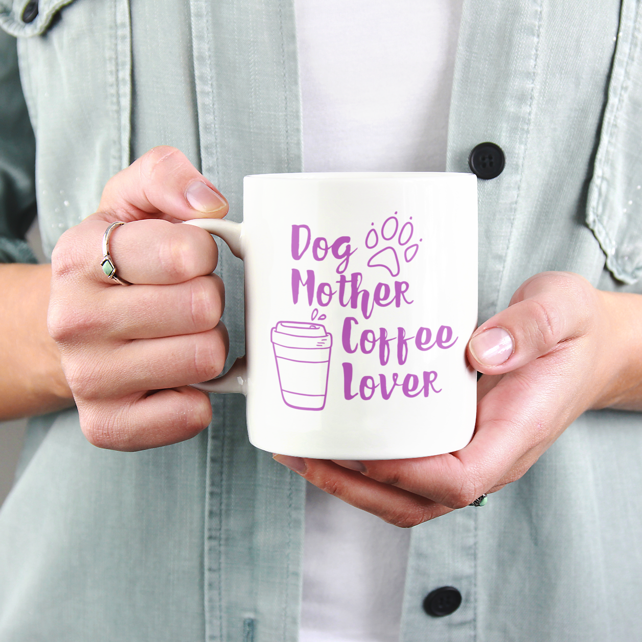 Dog Mum Coffee Mug Dog Lover Mother's Day Gift Dog Coffee Lover Mug