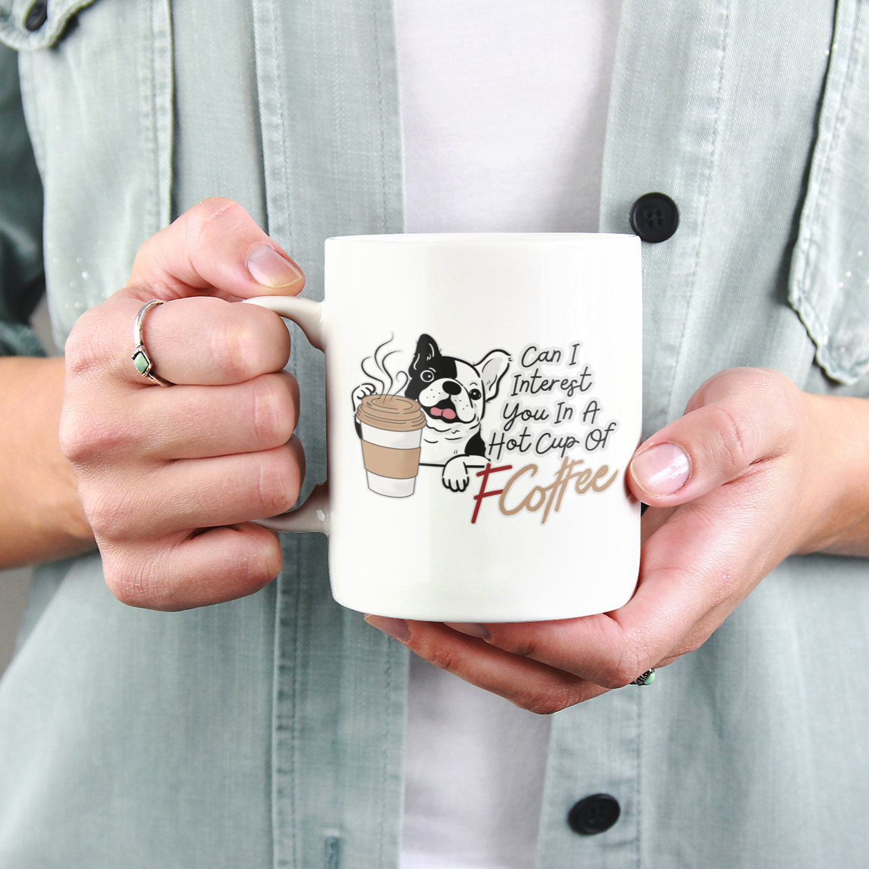 Bulldog Dog Lover Coffee Mug Funny Coffee Swear Dog Owner Mug Gift For Coffee Lover