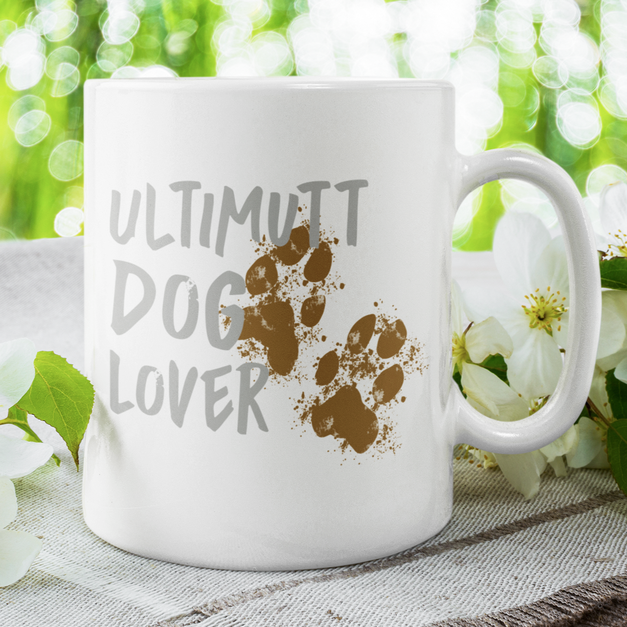 Muddy Paws Dog Lover Coffee Mug Dog Lover Mug Gift For Dog Owner