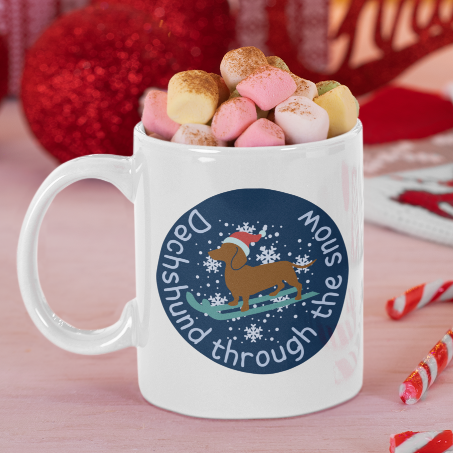 Dachshund Lover Mug Christmas Gift Coffee Mug Dachshund Dog Lover Gift