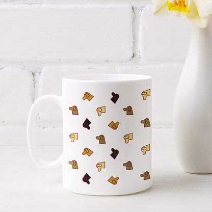 Labrador Coffee Mug Dog Pattern Mug Labrador Lover Coffee Mug Dog Lover Gift