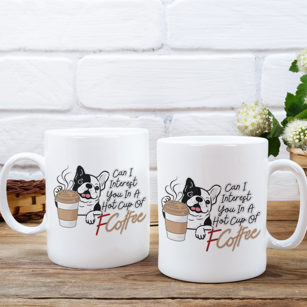 Bulldog Dog Lover Coffee Mug Funny Coffee Swear Dog Owner Mug Gift For Coffee Lover