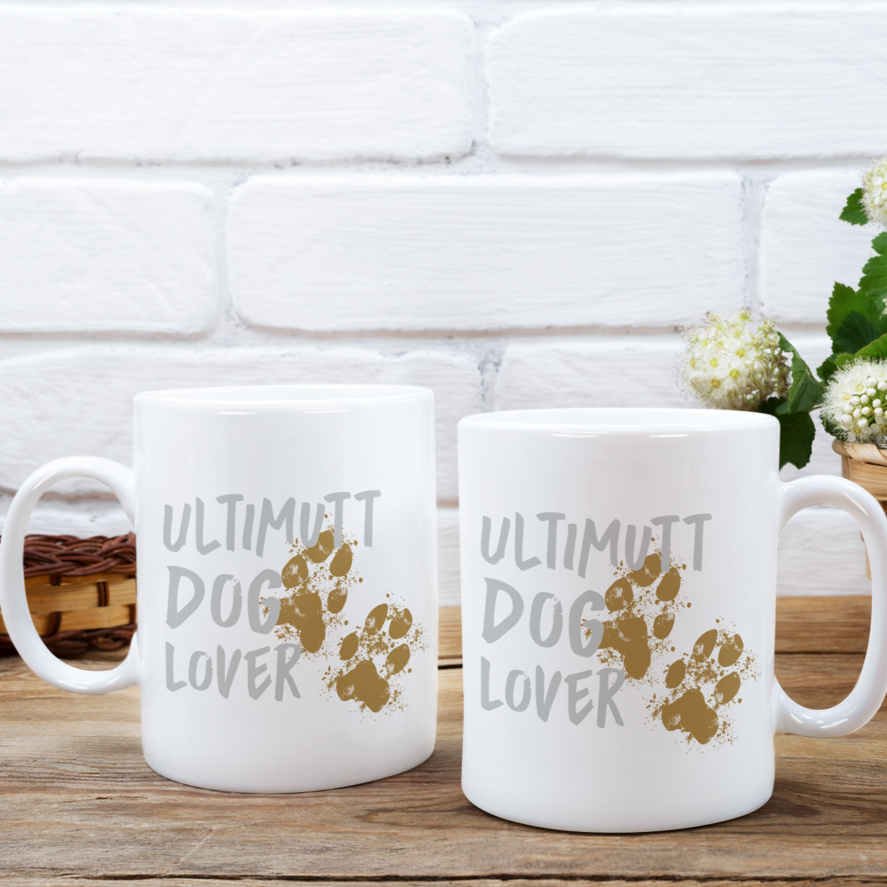 Muddy Paws Dog Lover Coffee Mug Dog Lover Mug Gift For Dog Owner