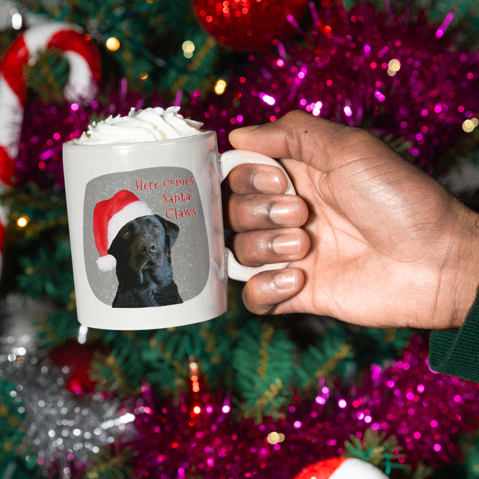 Labrador Mug Christmas Coffee Mug Labrador Lover Mug Christmas Dog Lover Gift