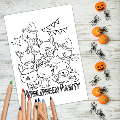 Printable Dog Lover Colouring Pages Dog Designs Halloween Craft