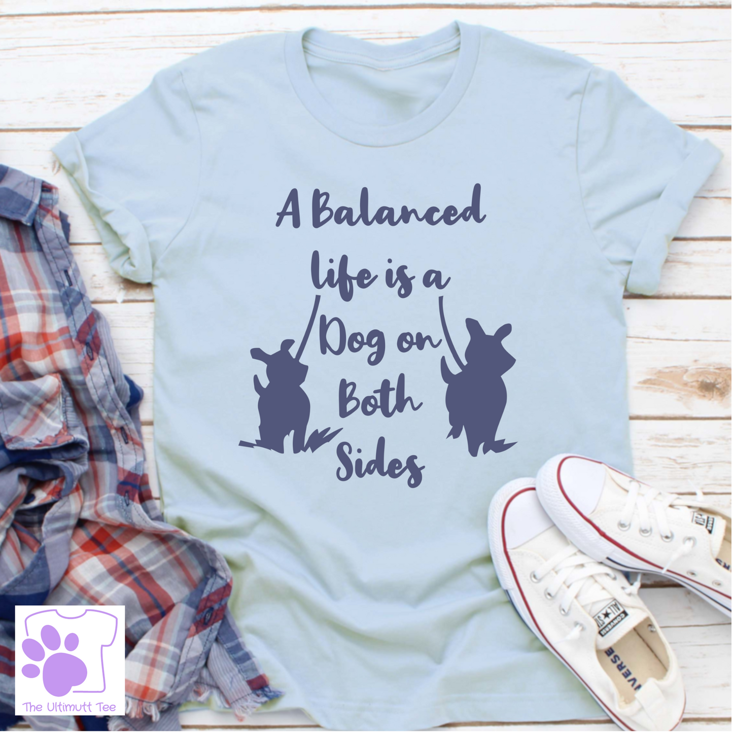 Cute Dog Lover T shirt Dog Owner Gift blue