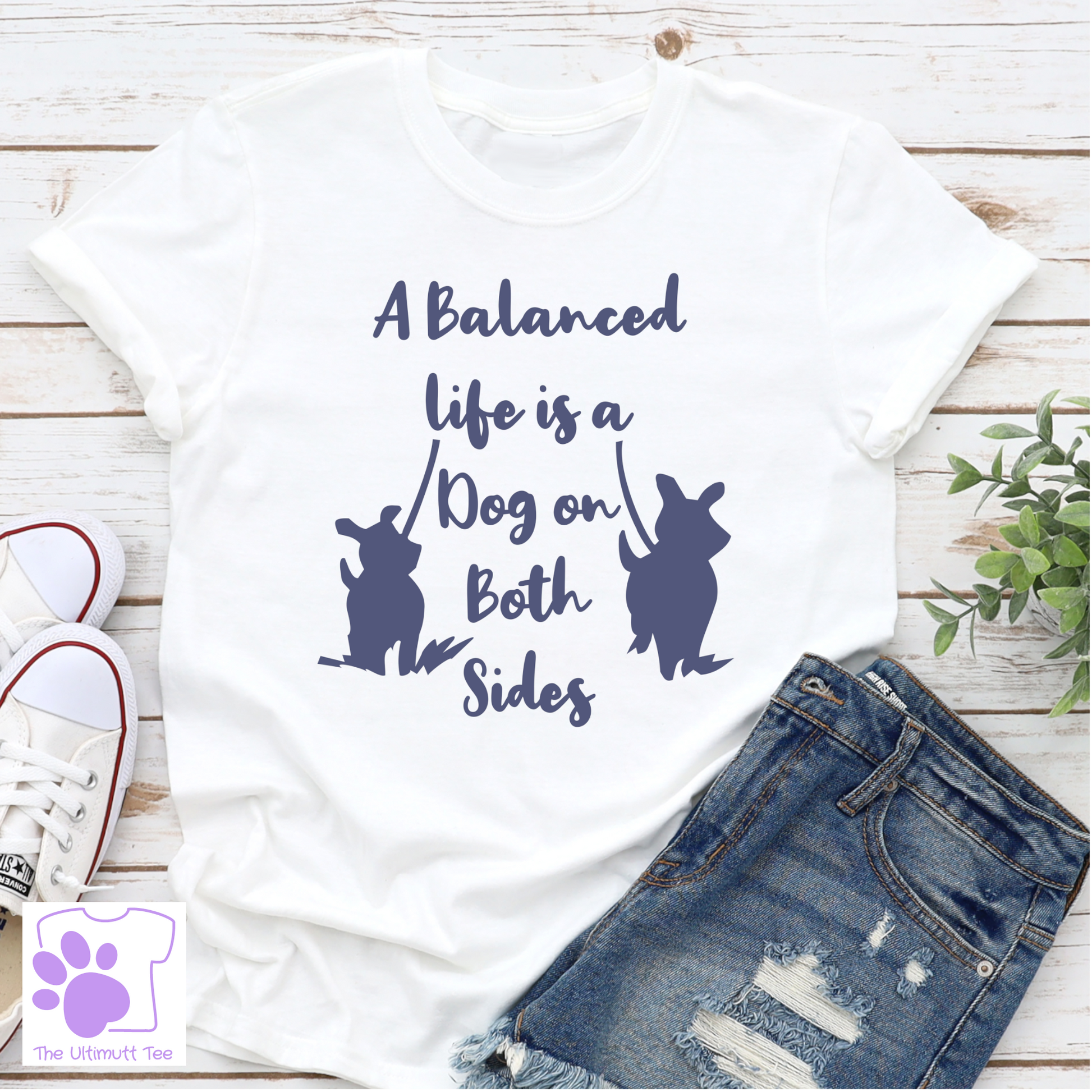 Cute Dog Lover T shirt Dog Owner Gift white