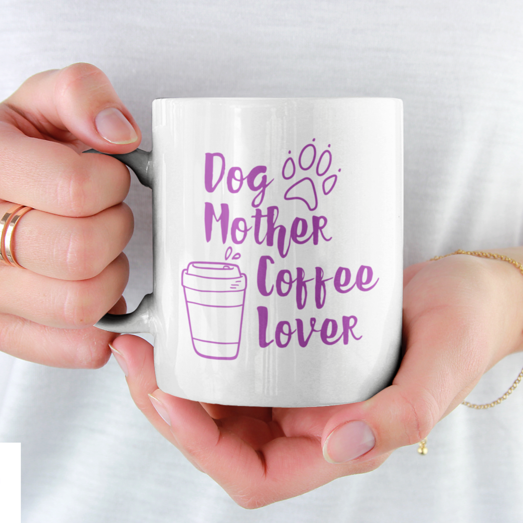 Dog Mum Coffee Mug Dog Lover Mother's Day Gift Dog Coffee Lover Mug