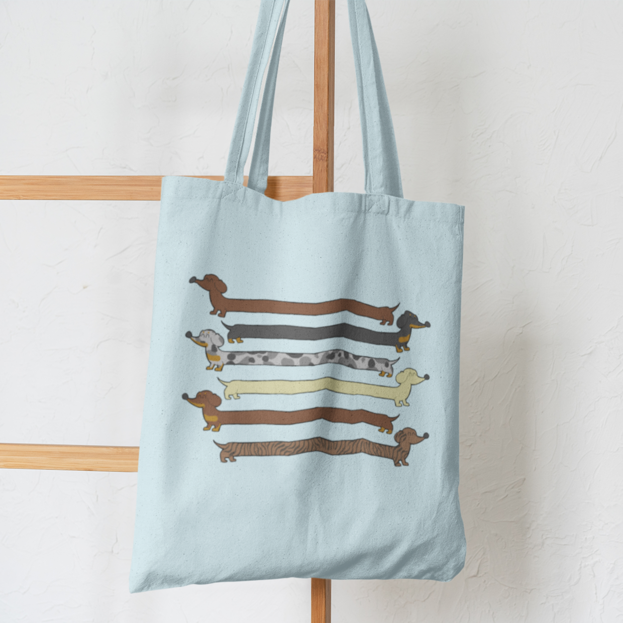 Dachshund Breed Colours Dog Lover Tote Shoulder Bag