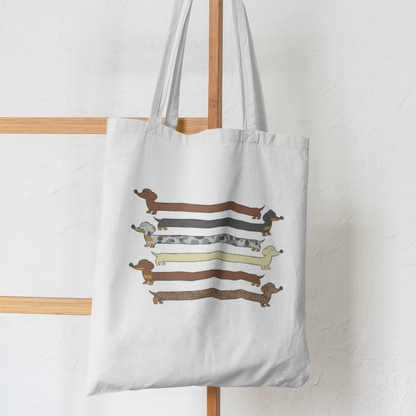 Dachshund Breed Colours Dog Lover Tote Shoulder Bag