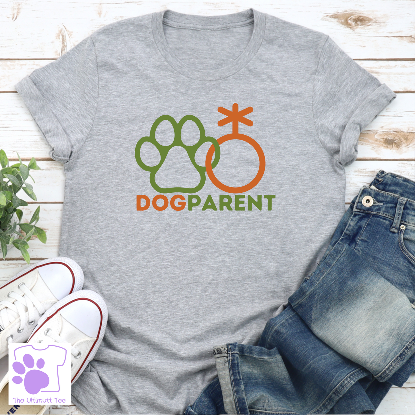 Dog Parent Gender Symbol Paw Print Dog Lover T-shirt