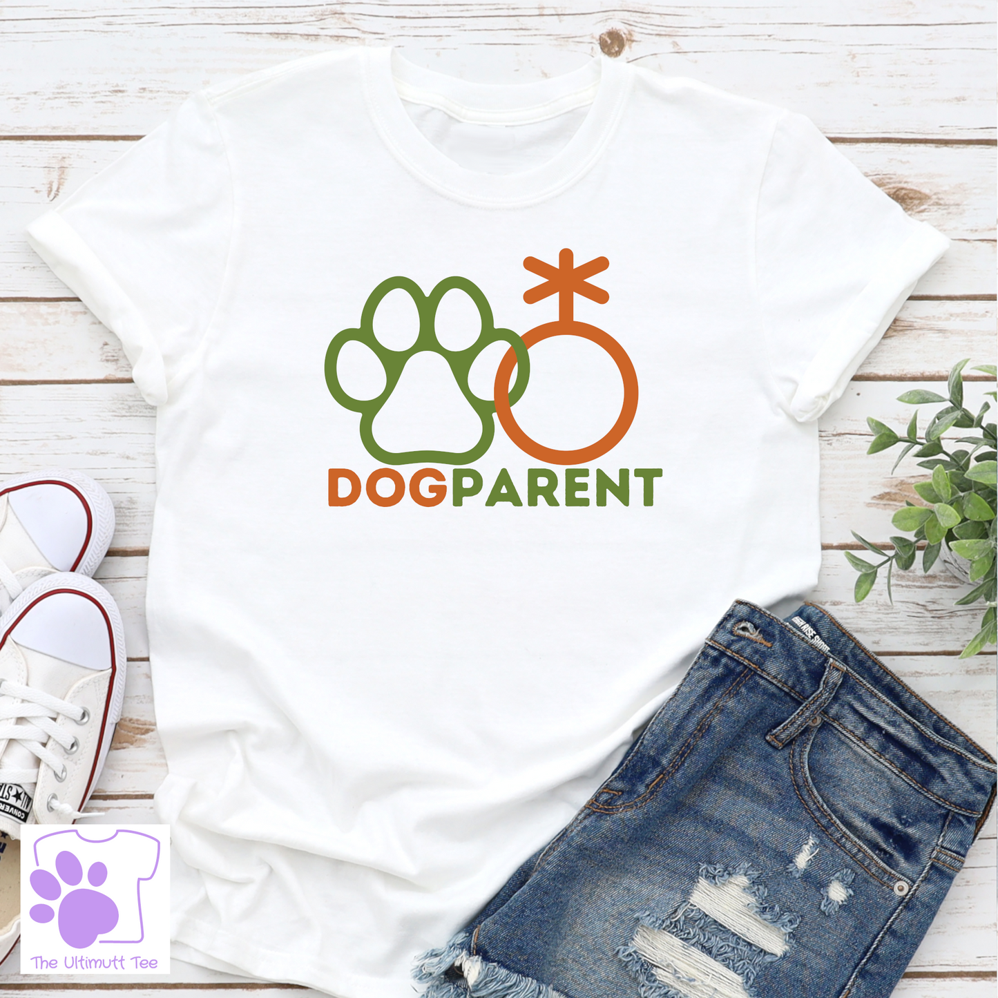 Dog Parent Gender Symbol Paw Print Dog Lover T-shirt