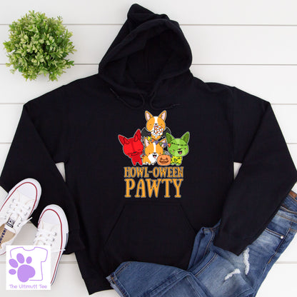 Halloween Dog Lover Hoodie Corgi Halloween Gift For Dog Owner