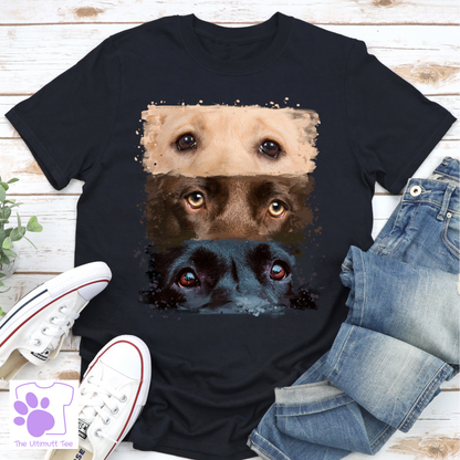 Labrador Eyes Painting Dog lover T-shirt, Dog owner gift