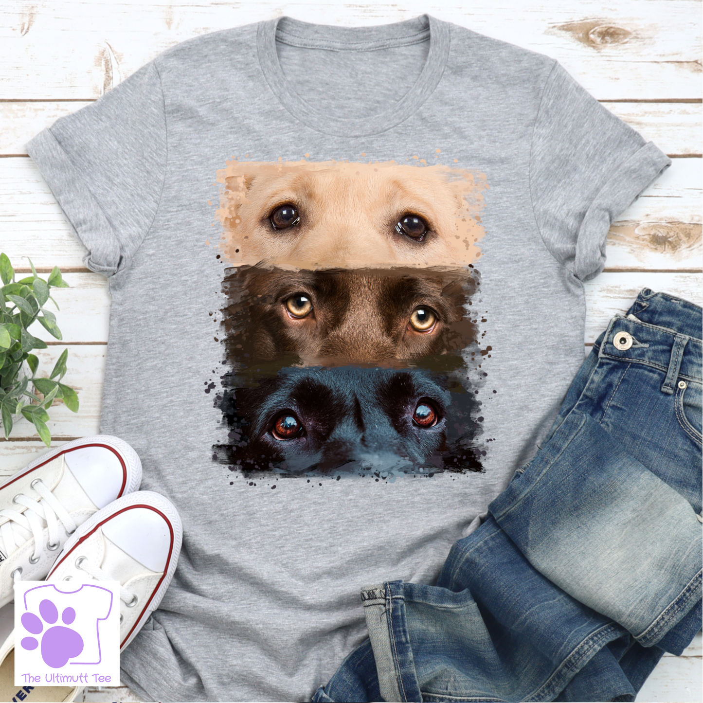 Labrador Eyes Painting Dog lover T-shirt, Dog owner gift