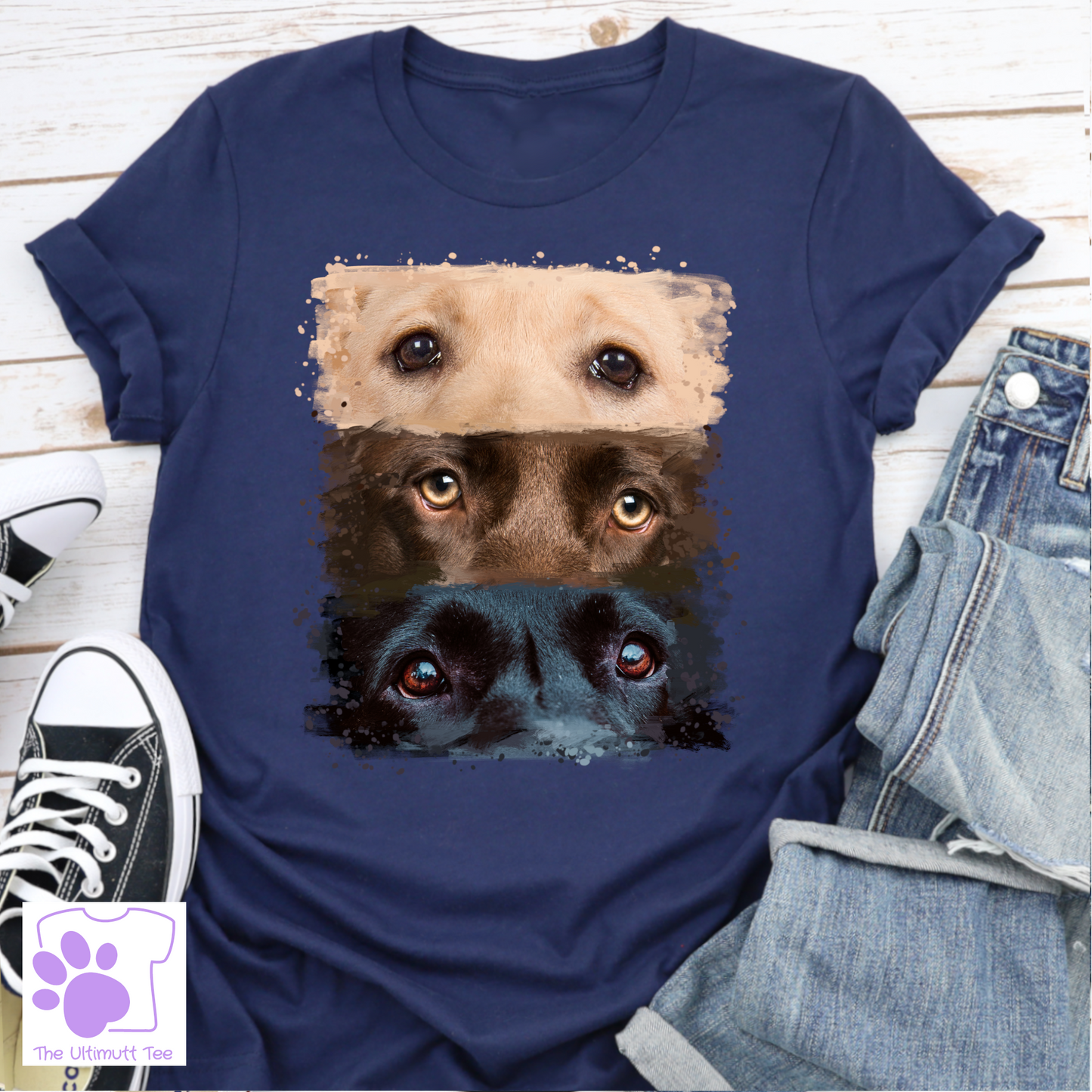 Labrador Eyes Painting Dog lover T-shirt, Dog owner gift