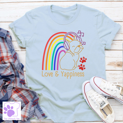 Rainbow Dog Tshirt Pride Dog Lover T shirt Cute Puppy Rainbow Dog Owner Gift