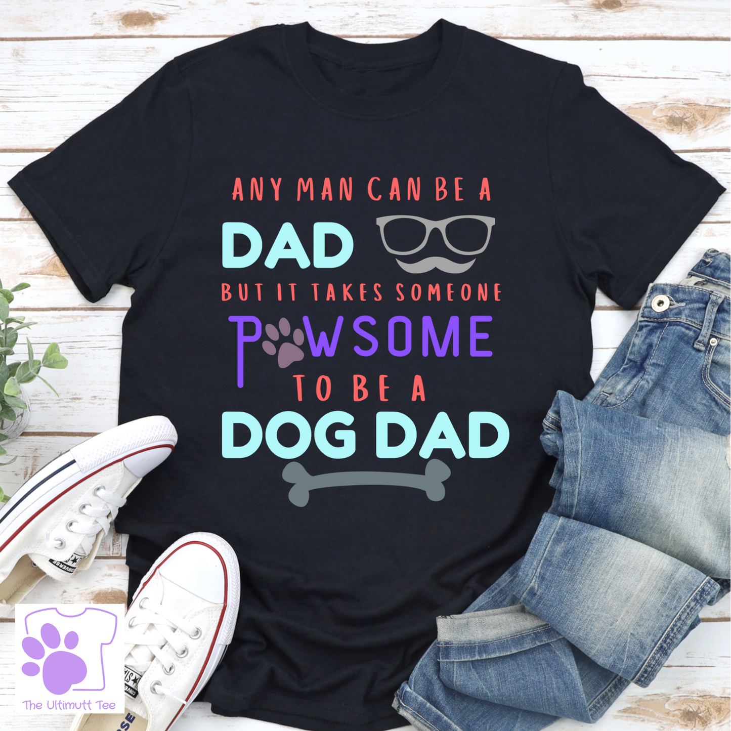 Dog Dad Tshirt Dog Lover Shirt Father's Day Gift Tshirt Dog Owner Gift