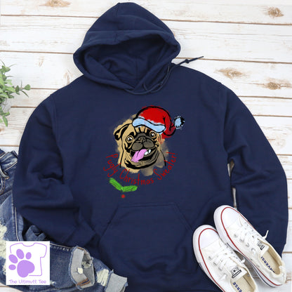 Pugly Christmas Sweater Pug Dog Lover Hoodie