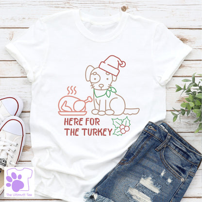 Cute Puppy Christmas Dog Lover T shirt Christmas Gift white