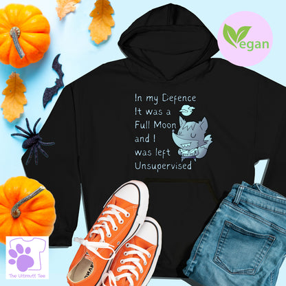 Wolf Moon Halloween Hoodie Dog Lover Gift