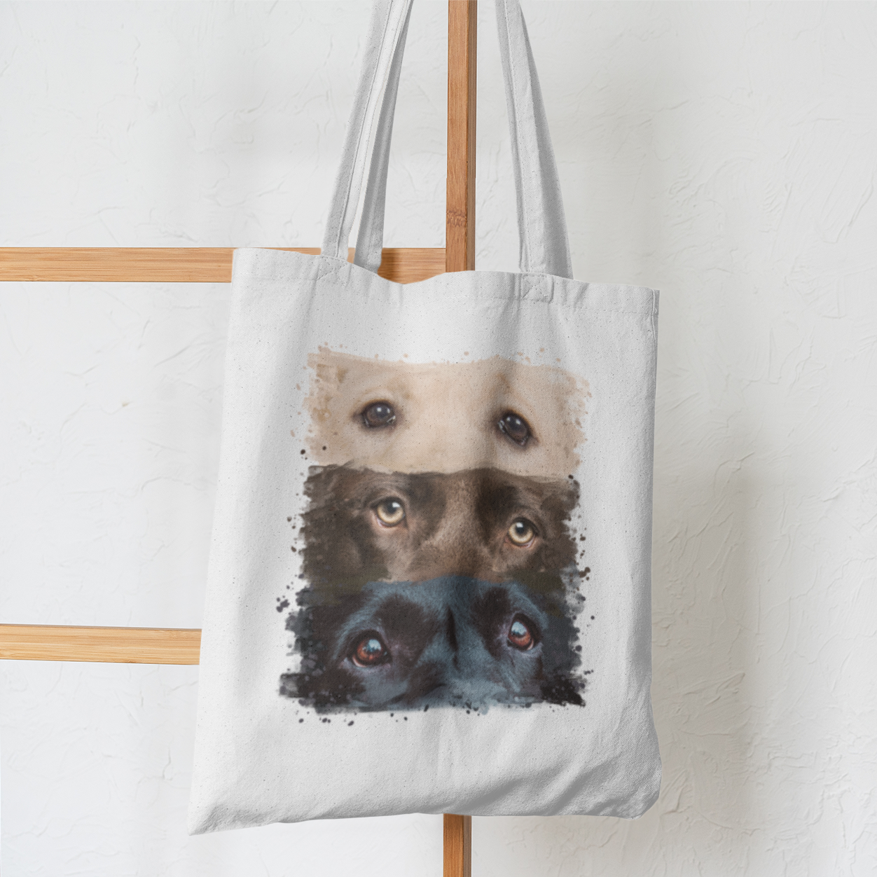 Labrador Eyes Painting Dog lover Tote Shoulder Bag