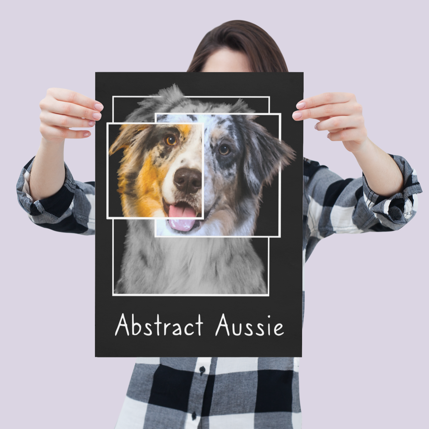 Australian Shepherd Dog Lover A3 Poster