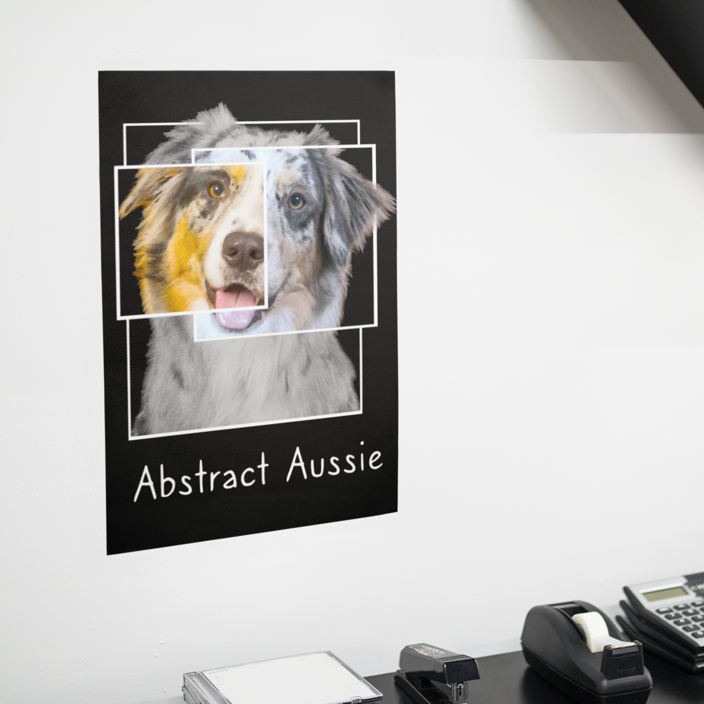 Australian Shepherd Dog Lover A3 Poster