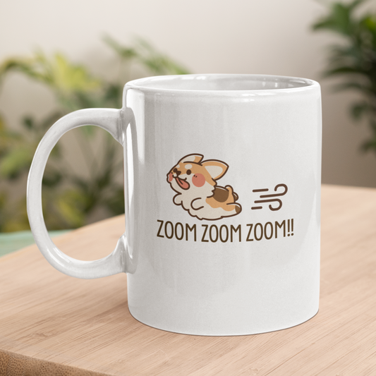 Zoomies Cute Puppy Dog Lover 11oz Coffee Mug