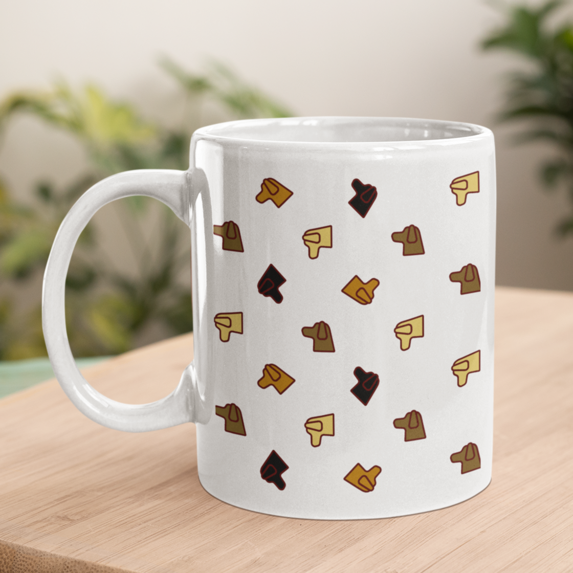 Labrador Coffee Mug Dog Pattern Mug Labrador Lover Coffee Mug Dog Lover Gift