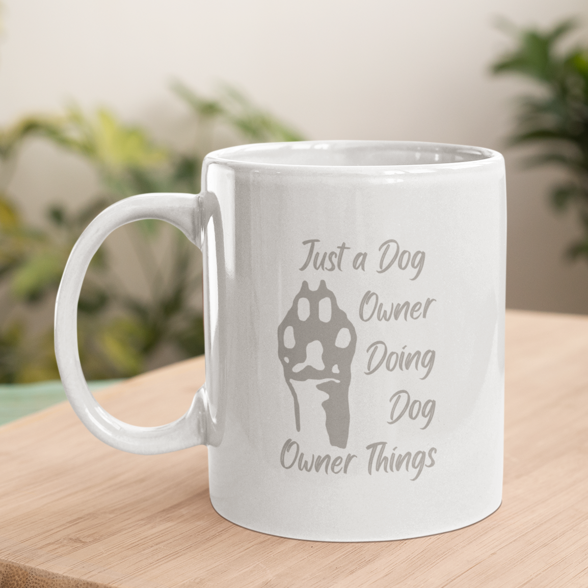 Paw Print Coffee Mug Dog Lover Mug Dog Owner Gift