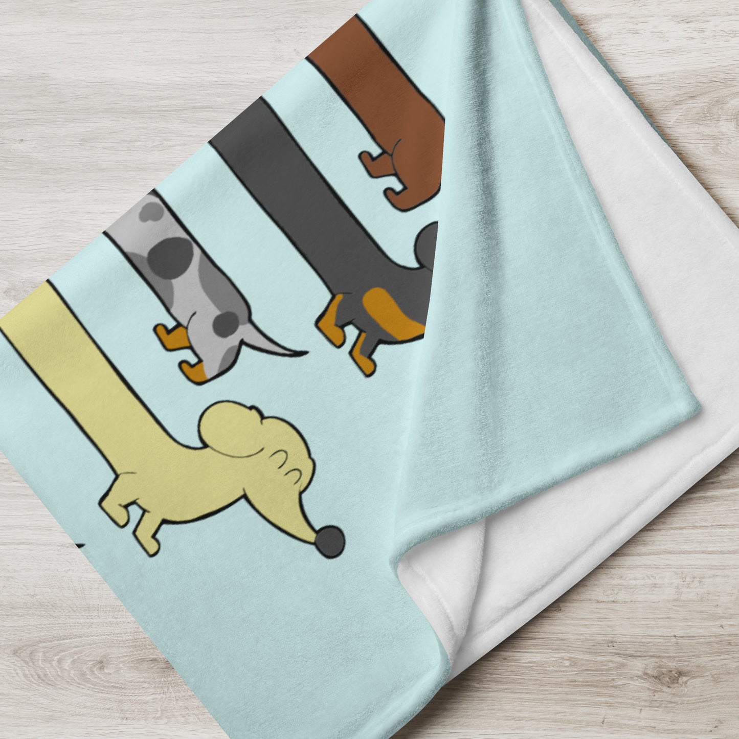 Dachshund Breed Colours Dog Lover Throw Blanket