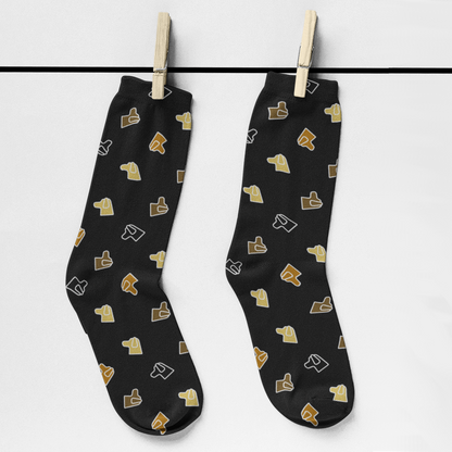 Labrador Pattern Dog Lover Tube Socks